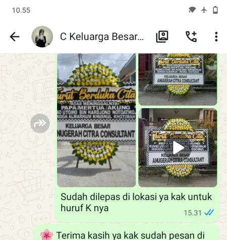 Pengiriman Papan Bunga Duka Pancoran Mas