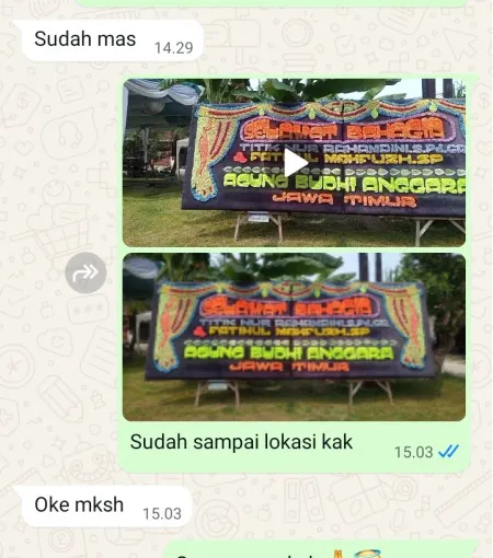 Pengiriman Papan Bunga Pancoran Mas