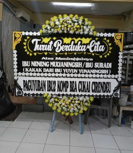 Papan Bunga Duka Pancoran Mas